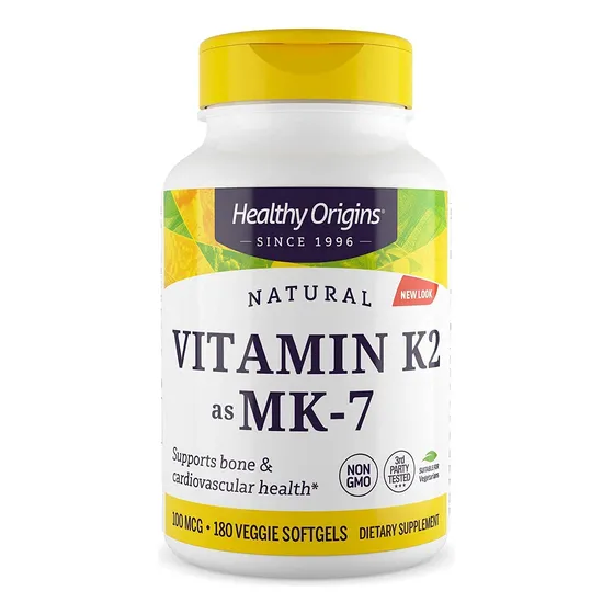 Complementa La Vitamina K2 De Healthy Origins En Forma De Mk