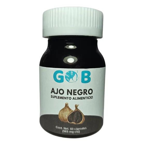 Ajo Negro En Polvo - 60 Cápsulas - Suplemento Alimenticio Sabor Sin Sabor
