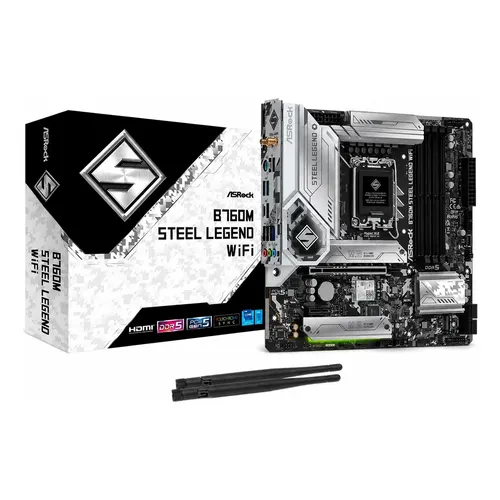 Placa Mãe ASRock Z790 Steel Legend WiFi LGA1700 ATX DDR5