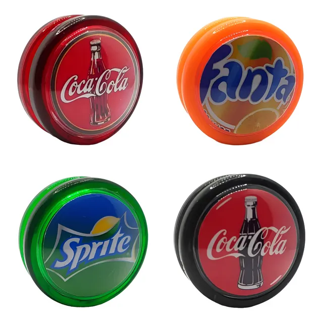 Yoyo (ioio,yo-yo) Profissional De Eixo Fixo Coca Kit Com 4.