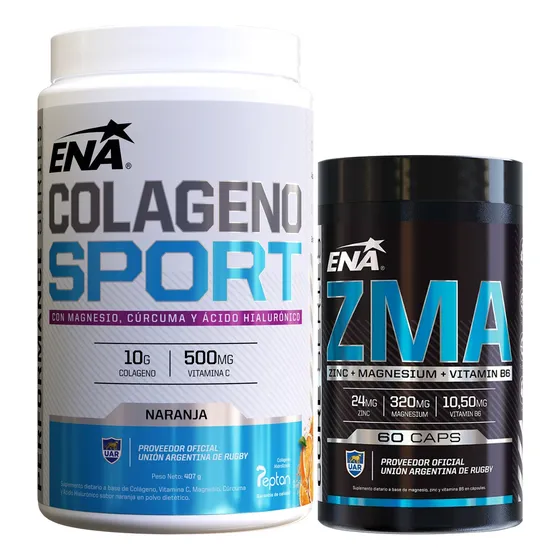 Colageno Curcuma Hialurónico Zma Magnesio Zinc Vitaminas Ena