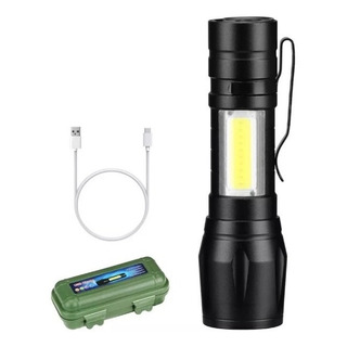 Mini Lampara Recargable Usb Led 2000 Lumens Linterna Lateral Mini Lampara Recargable Usb Led 2000 Lumens Linterna Lateral