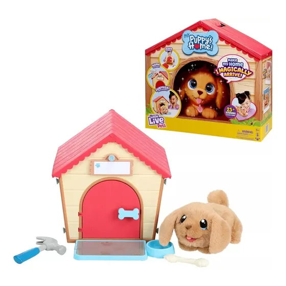 Little Live Pets Cachorro My Puppys Home Interactivo C/acc 