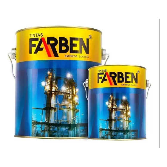 Fondo Antioxido Sintético - Farben - 3.6 Litros Color Gris Oscuro