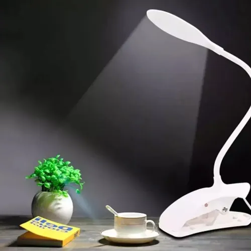 Lámpara De Escritorio Articulable Garra Touch Led Usb