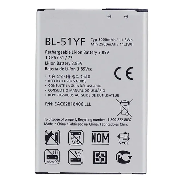 Bateria LG Guupi G4 Bl-51yf H810 H815 H818 Ls991 Vs999 F500