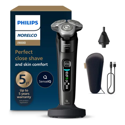 Electric Shaver Philips Series 9000 Wet&dry W/ Senseiq Tech