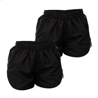 Kit 2 Short Feminino Fitness Levanta Bumbum Tactel Academia Kit 2 Short Feminino Fitness Levanta Bumbum Tactel Academia
