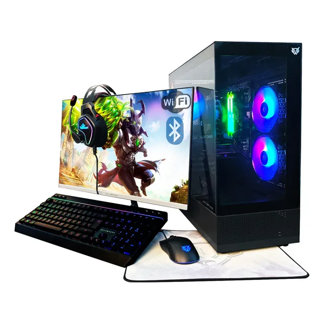 Pc Gamer Completa Ryzen 5 16gb 500 Ssd Rx7600 Monitor Msi