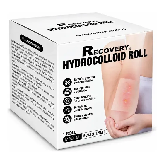 Rollo Hidrocoloide Cuidado Heridas, Ampollas, Acné 5cmx1,5mt Neutra