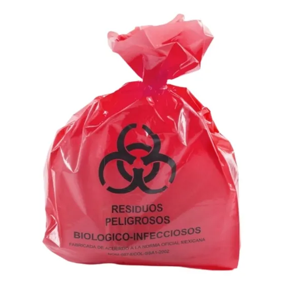 Bolsas Para Desechos Peligrosos Pequeñas 20 Litros 15 Kilos