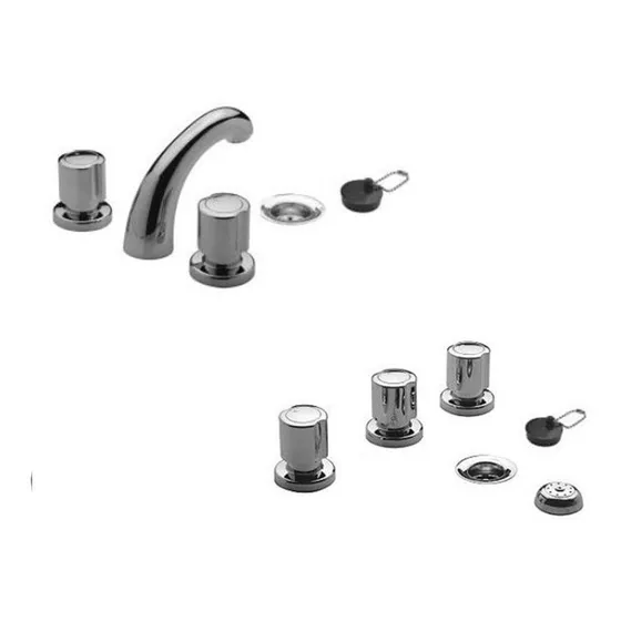 Combo Griferías Fv Allegro Baño Lavatorio Bidet Baño Set