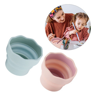 Cubo De Silicona Para Lavar Lápices Plegable Y Multiusos Cubo De Silicona Para Lavar Lápices Plegable Y Multiusos