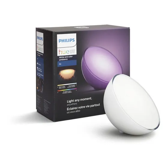 Philips Hue Go Lampara Portatil White Color De La Estructura Blanco