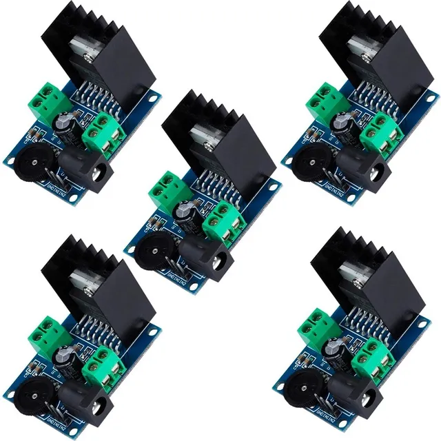 5 Pzas Amplificador Potencia De Audio Tda7297 15w, 2 Canales
