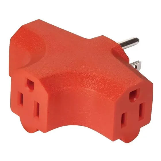 Benjamin Adaptador Convertidor 1 A 3 Con Tierra Lumistar