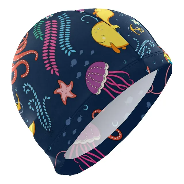 Hulkbidbv Gorra Natacion Bright Marine World Fish Adulto