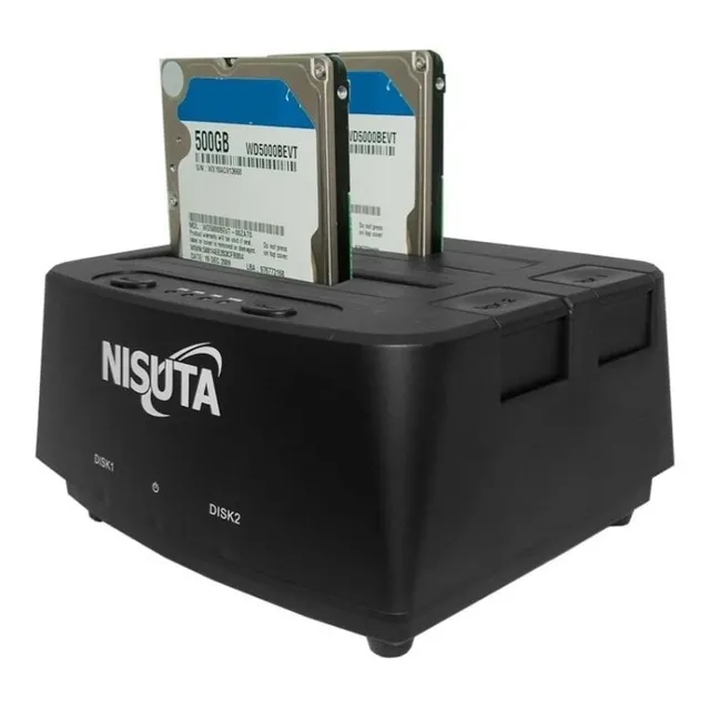 Docking Clonador  De Discos Ssd Hdd Sata 2,5 3,5 Usb 3.0 Pc 