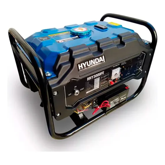 Generador Portátil Grupo Electrógeno 3000w Hyundai Hhy3000fe