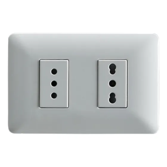 Enchufe Simple 10a+enchufe Simple Bipaso 10a/16a 250v 2und