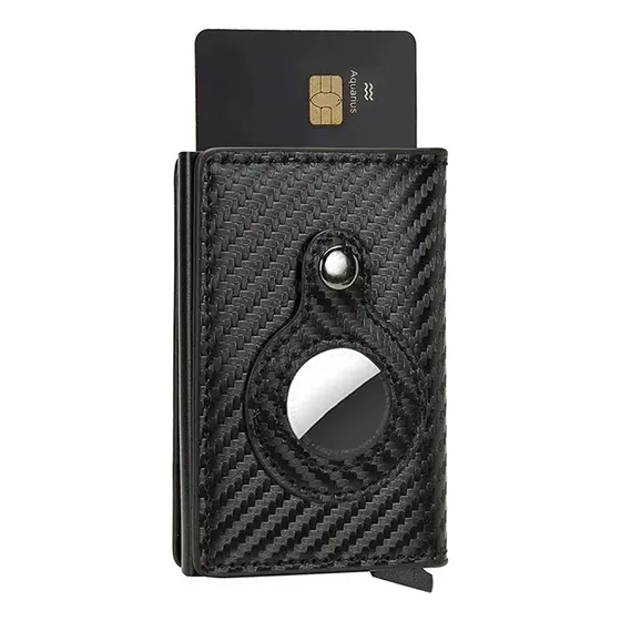 Tarjetero Tipo Cartera Con Compartimento Para Apple Airtags 