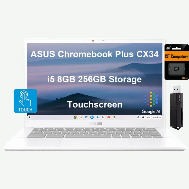 Ordenador Portátil Asus Chromebook Plus Cx34 Con Procesador