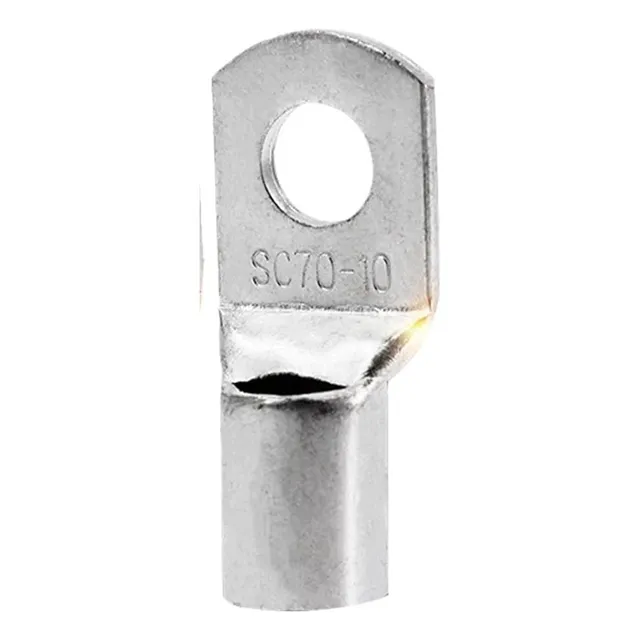 Kit 6 Terminales Zapata Cobre Sc120-10 Estañado Anillo Tope