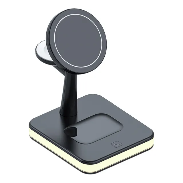 Carregador Indução Magnético Compatível Com iPhone Iwatch 