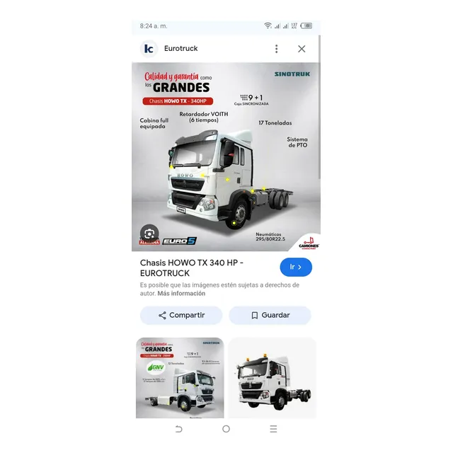 Faros Camion Sinotruk-howo Tx340hp