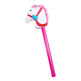 Palo De Cabeza De Caballo Inflable, Globo De Palo De Rosa Palo De Cabeza De Caballo Inflable, Globo De Palo De Rosa