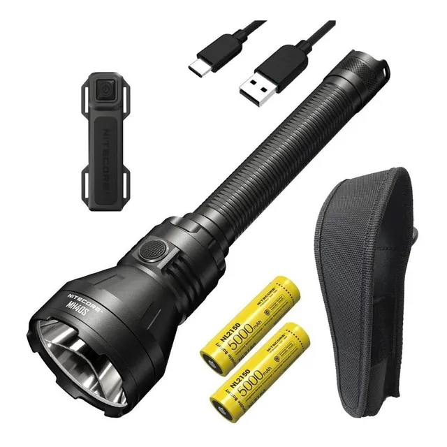 Mhs Linterna Recargable Ft Largo Lumen Nl Interruptor