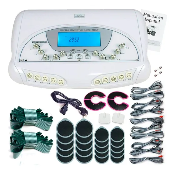 Electroestimulador Ondas Rusas 20 Electrodos Profesional Rey