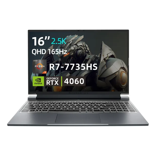 Rtx4060 Notebook Gamer Ryzen 7 7735h Machenike L16pro 16g 1t
