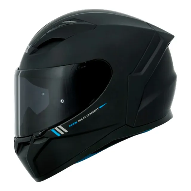 Capacete Axxis Segment Solid A1 Preto Fosco Monocolor Novo