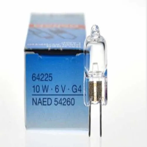 Bombillo Bipin Osram 6v 10w Halogeno Cod 64225
