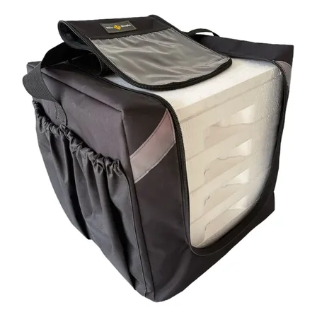 Bolsa Mochila Térmica Entrega Marmitex Quentinha Marmita 20 Preto