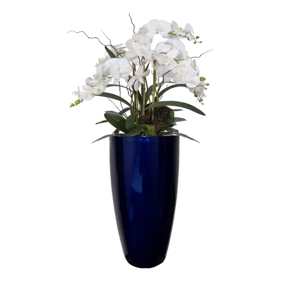 Vaso Cachepot Fibra De Vidro Decorativo Estilo Vietnamita