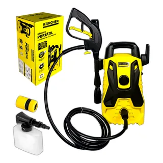 Lavadora Alta PressĂŁo 1500psi 1400w Karcher PortĂĄtil 300l/h Lavadora Alta PressĂŁo 1500psi 1400w Karcher PortĂĄtil 300l/h