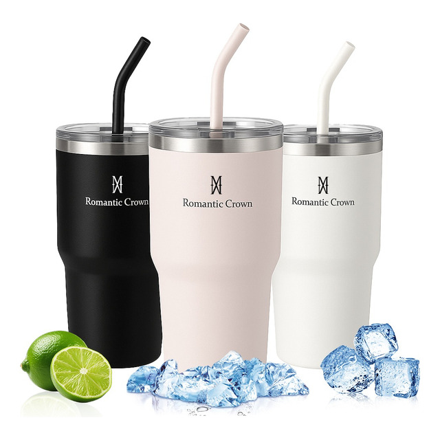 Copo Térmica 600ml Inox Anti-vazamento Para Café/chá/bebidas