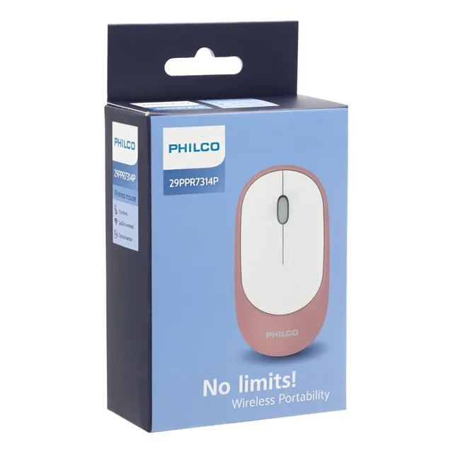 Mouse Inalámbrico Philco Rosado (spk7314)
