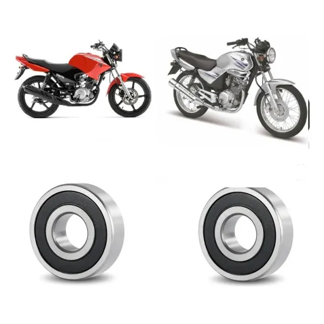 Par Rolamentos Roda Dianteira Yamaha Ybr 125 Factor 