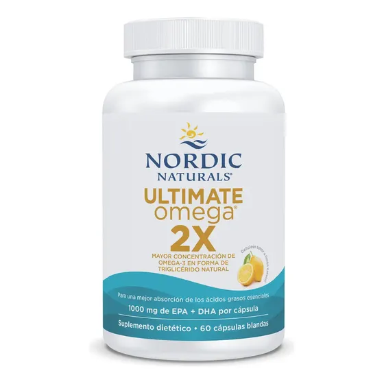 Nordic Naturals Ultimate Omega 2x Cápsulas Omega 3 EPA DHA Sabor Limón | Cuotas sin interés
