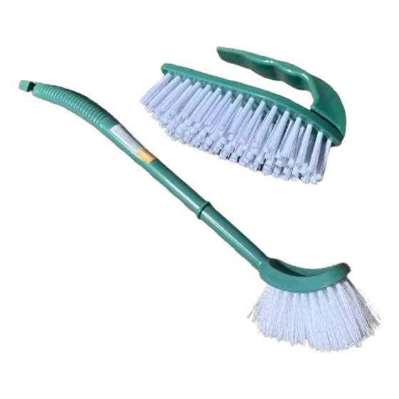 Kit 2 Escova Multiuso Com Cabo Limpa Canto Roupa Pia E Tênis