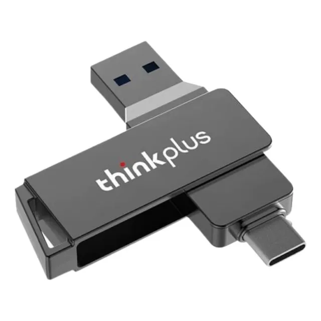 Pendrive Lenovo Trinkplus 128gb Usb-c 3.2 Otg Smartphone Pc Color Plomo