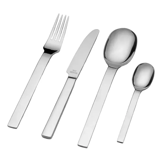 Set Cubiertos X24 Volf Aloa Acero Inox Cocina Pack Armado