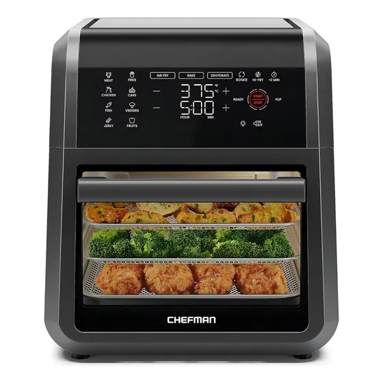 Chefman Freidora De Aire Digital Multifuncional De 11 L Color Negro