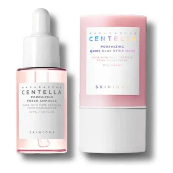 Skin1004 Ampolla Poremizante Centella Ymascarilla De Arcilla Normal A Sensible Día/noche