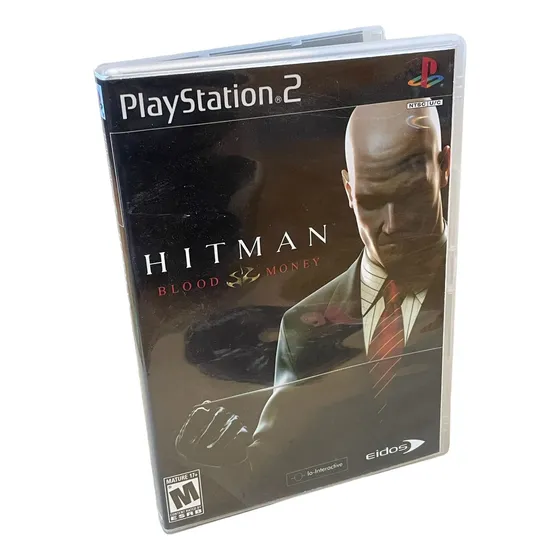 Hitman Blood Money Play 2 Com Capa E Poster Ps2