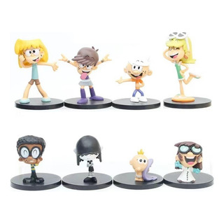 8 Figuras De Acción De La Colección De Juguetes The Loud Hou 8 Figuras De Acción De La Colección De Juguetes The Loud Hou