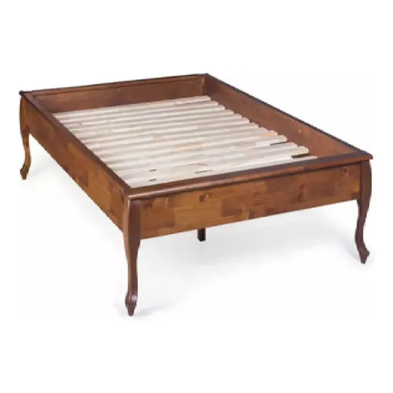  Plataforma Hanover De Madeira Maciça Para Cama De Colchão